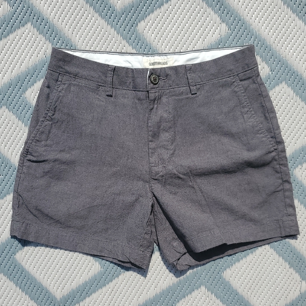 2/$40 NWOT Goodthreads Gray Flat Front Shorts Tailored Fit
